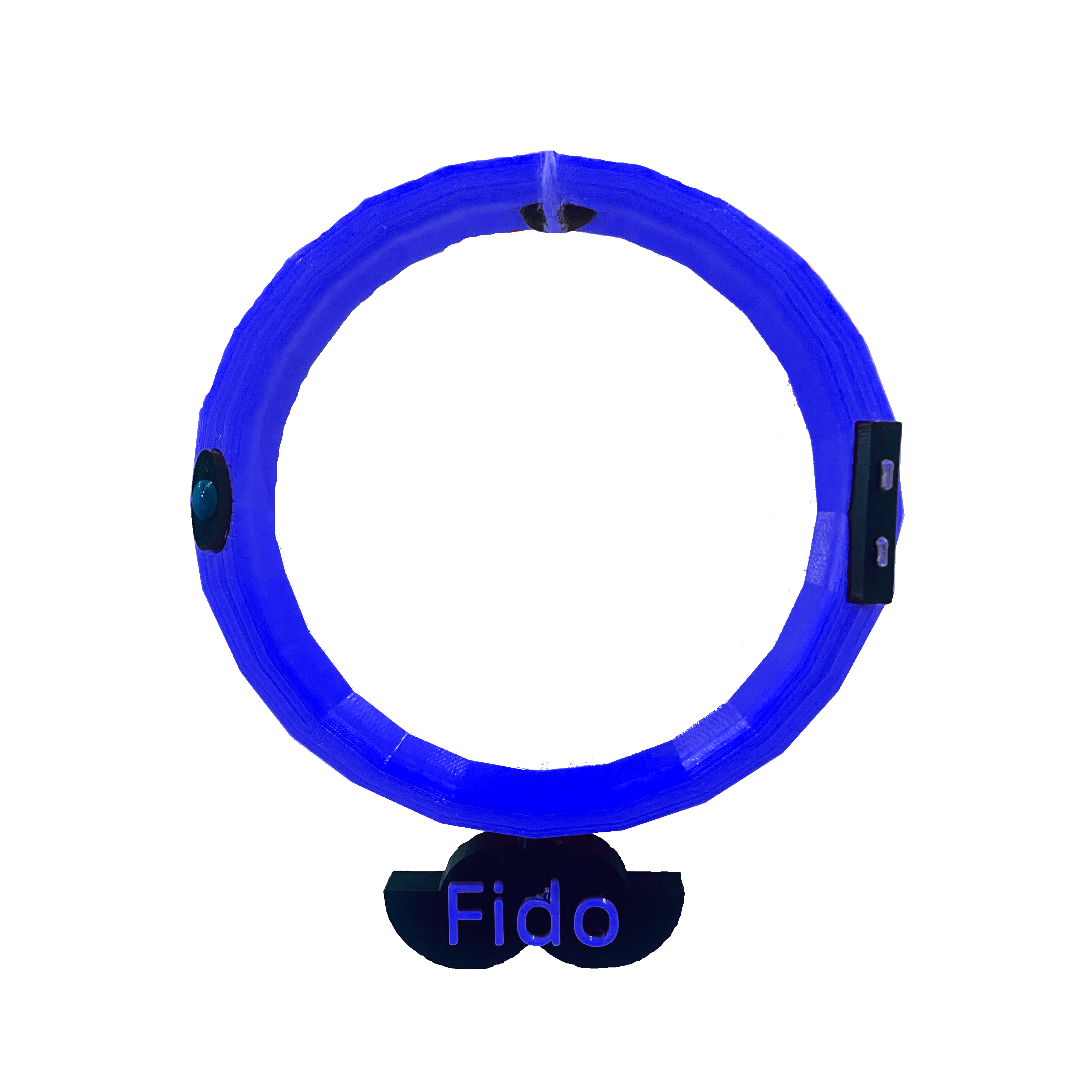 Fluorescent Blue Collar