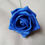 Thumbnail: Bunch of 6 Royal Blue Foam Tea Rose