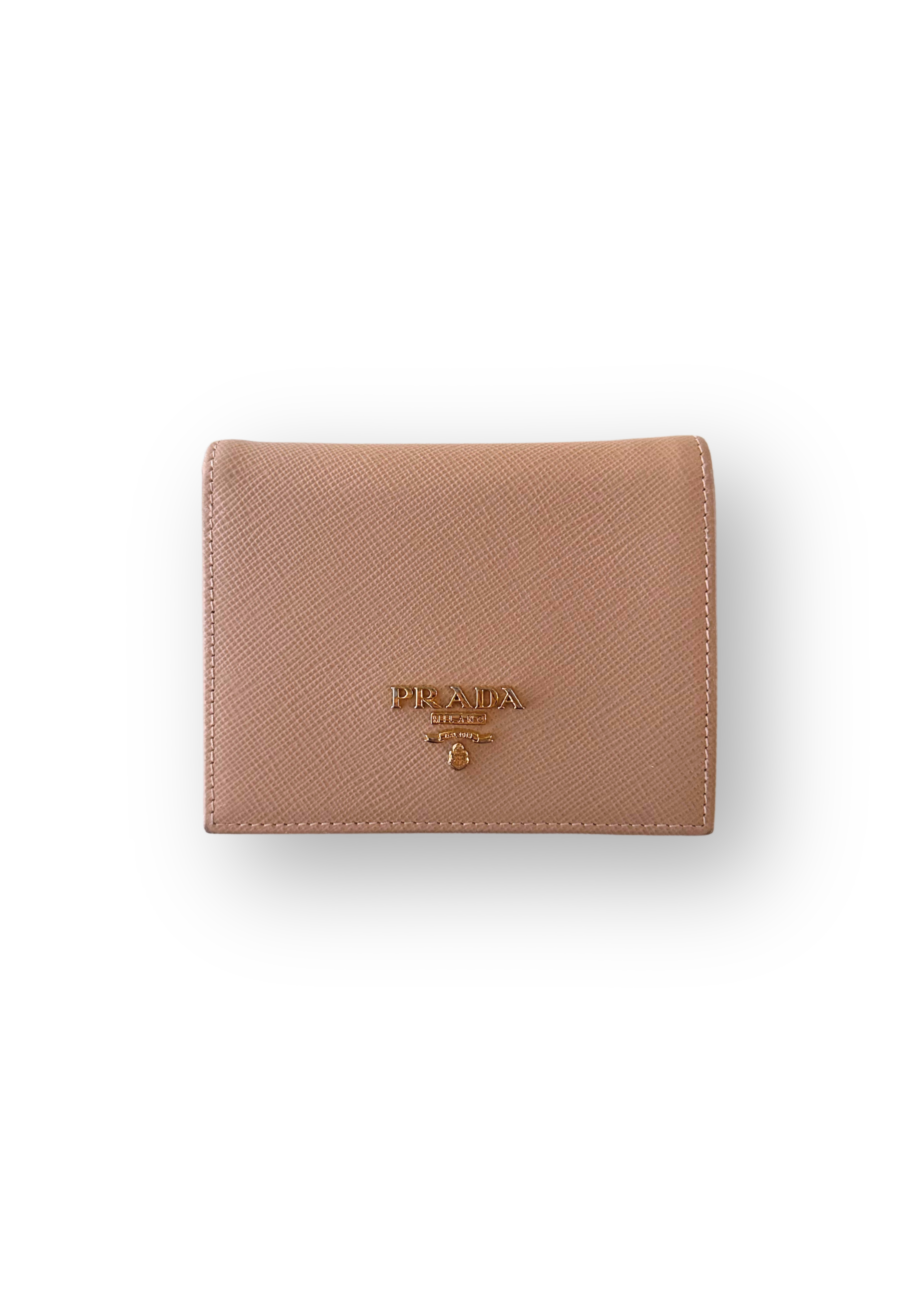 Prada Bi-fold Saffiano Leather Wallet