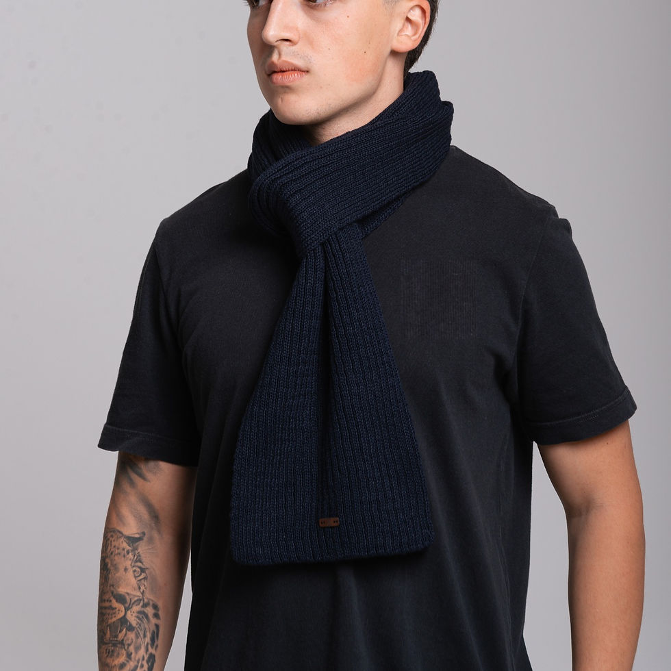 Miniatura: Cachecol Tricot Canelado
