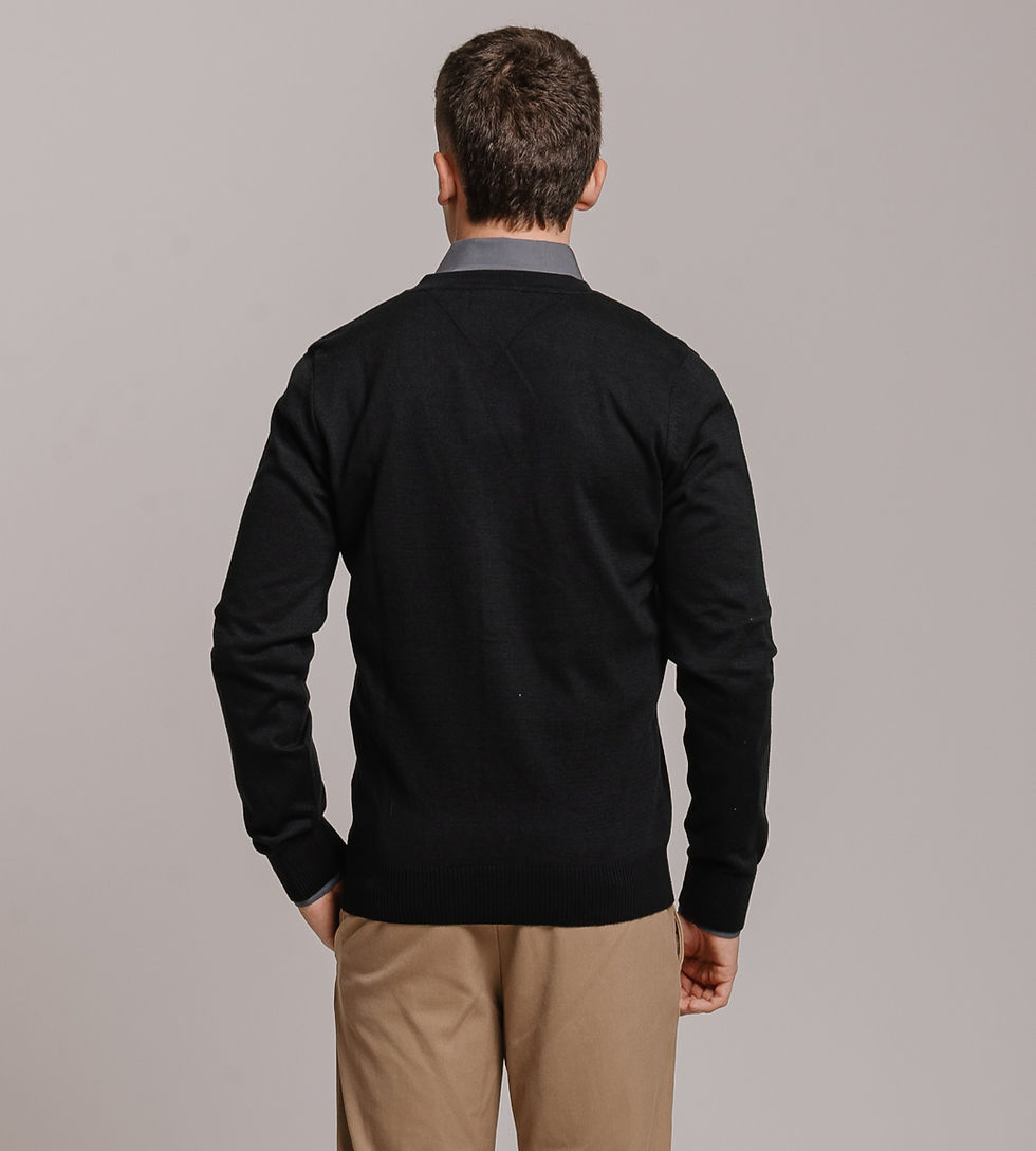 Miniatura: Cardigan clássico de tricô