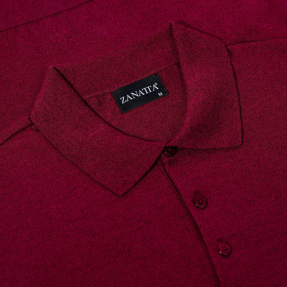 Miniatura: Polo de tricô