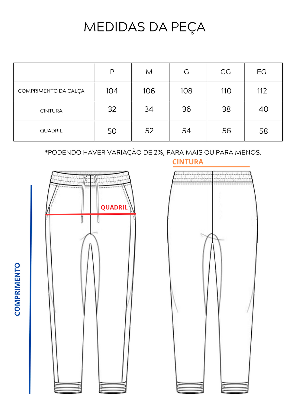 Miniatura: Calça alfaiataria