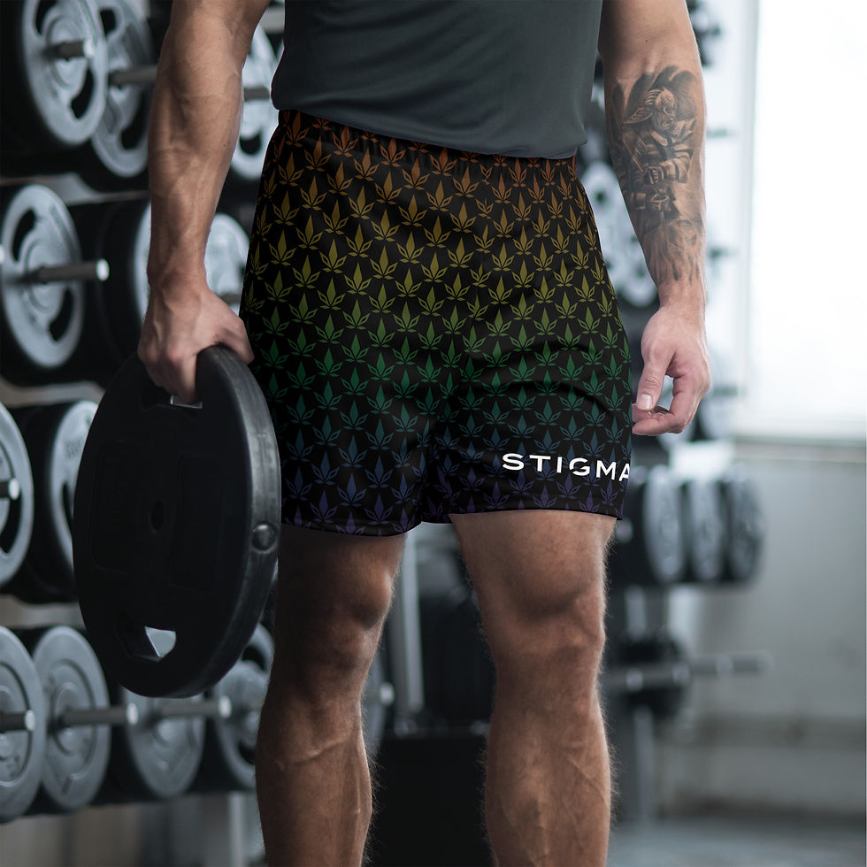 Thumbnail: Pride Pattern Men's Athletic Shorts