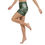 Thumbnail: Botanical Yoga Shorts (Forest Green)