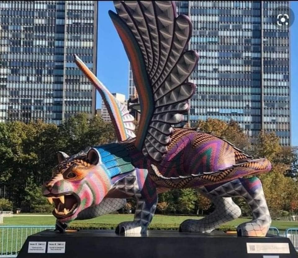 A statue with Biblical implications has recently been erected outside