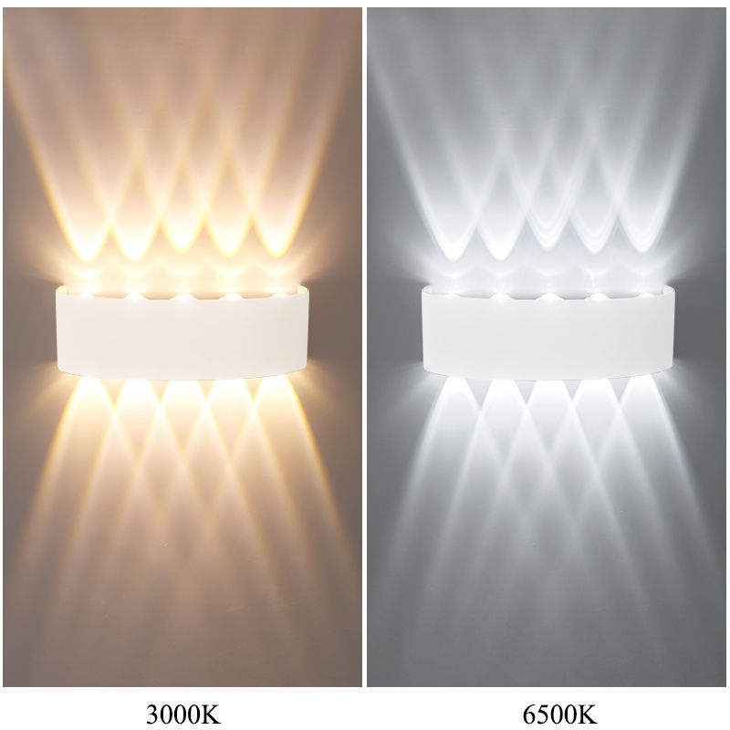 Miniatura: Arandela LED de Parede IP65 à Prova d'Água para Área Externa e Interna – Ja
