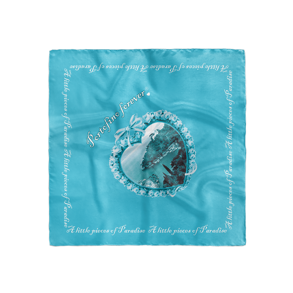 Foulard "4ever" in Seta 70cm | Portofino forever