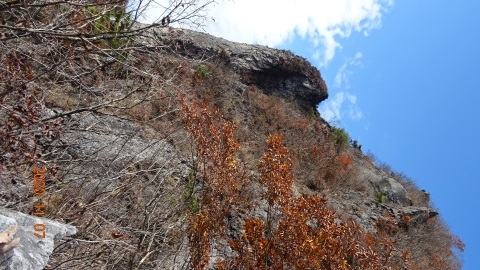 獅子岩通過後の獅子岩1