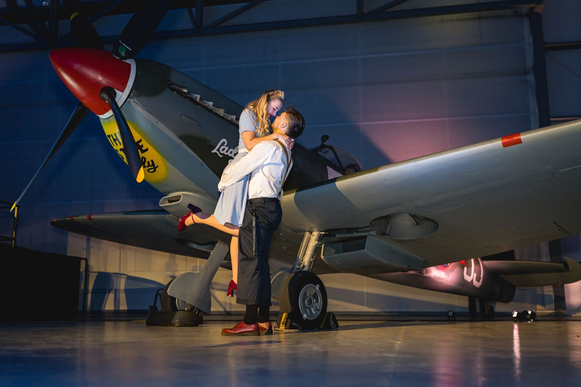 Saxon Air's VE Day Celebration. Photo credit: Saxon Air on LinkedIn