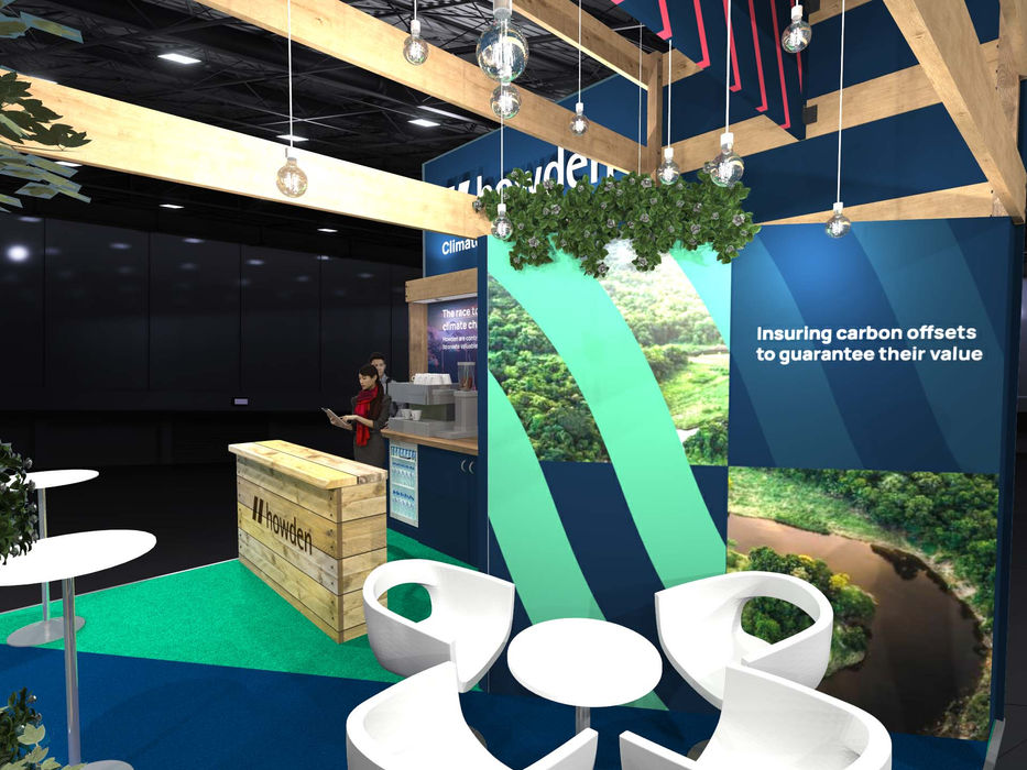 Exhibition stand design concept for Howden Insurance