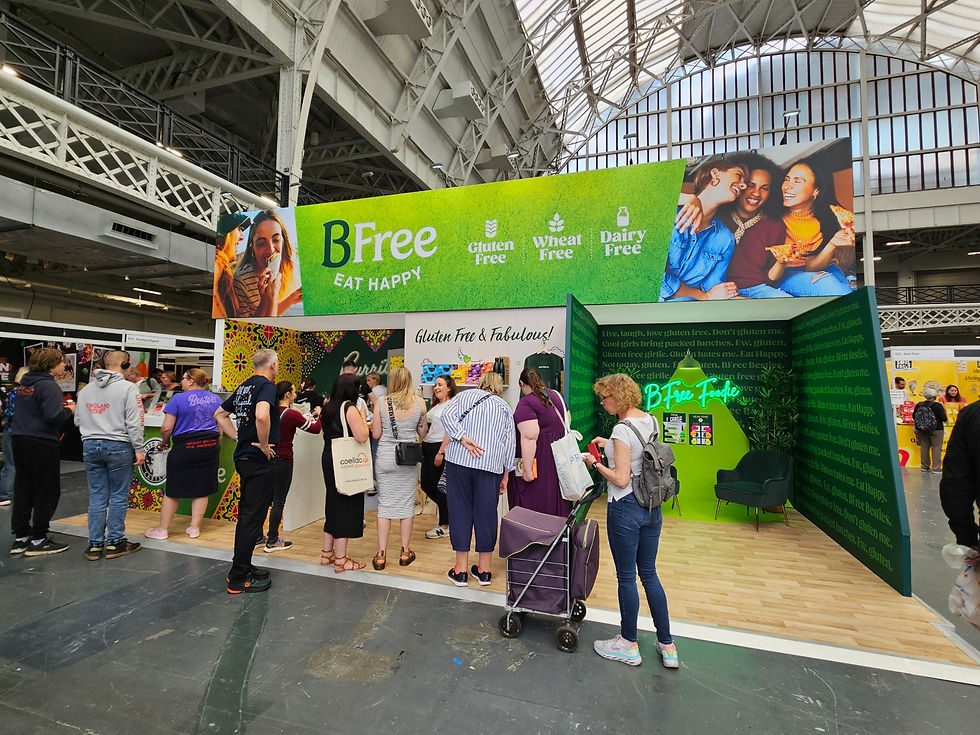 BFree Foods' Exhibition Stand at Allergy & Free From 2024