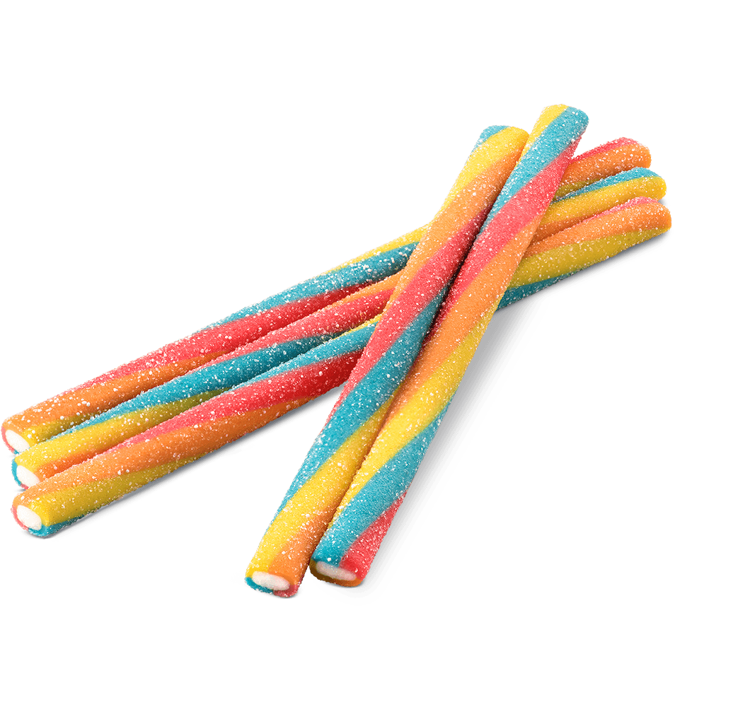 Tubo Frutilla Ácido Colorido 1,35 Kg - Docile