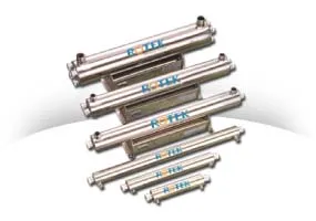 Ultraviolet (UV) Sterilizer Capacity: 200-10,000LPH (1-48GPM) Ultraviolet light is a natural, cost-effective & environmentally friendly disinfection process for use in recreational facilities, homes, and other areas where safe, healthy water is a concern.