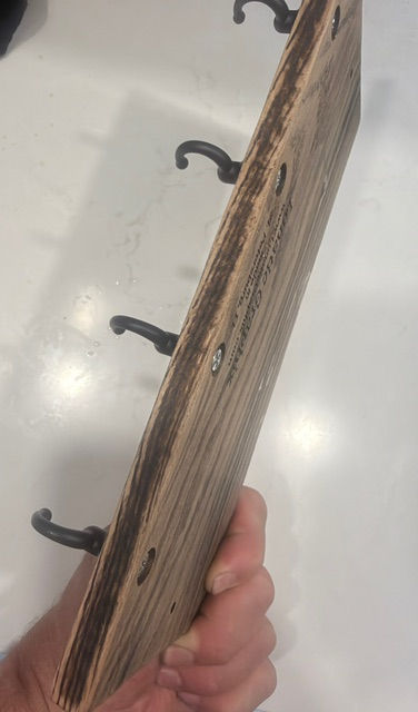 Thumbnail: Side view of Japanese Dragon Wall-Mounted Key Hanger Organizer