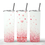 Thumbnail: Three white skinny tumblers, pink glitter, hearts, "Your Name" text