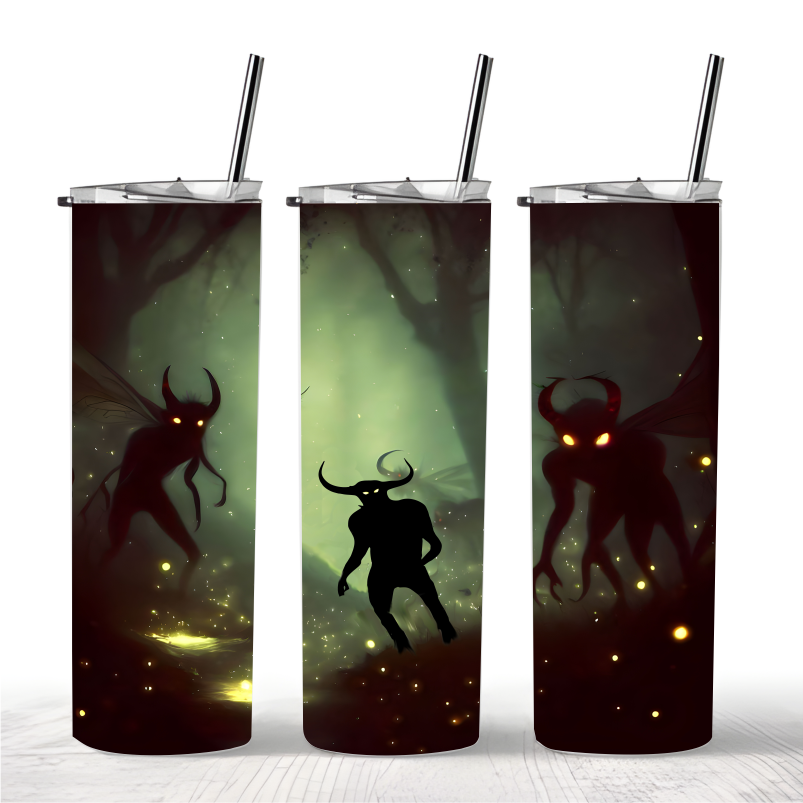 Soul Stealers - (Blue Glow) - 20oz Skinny Tumbler