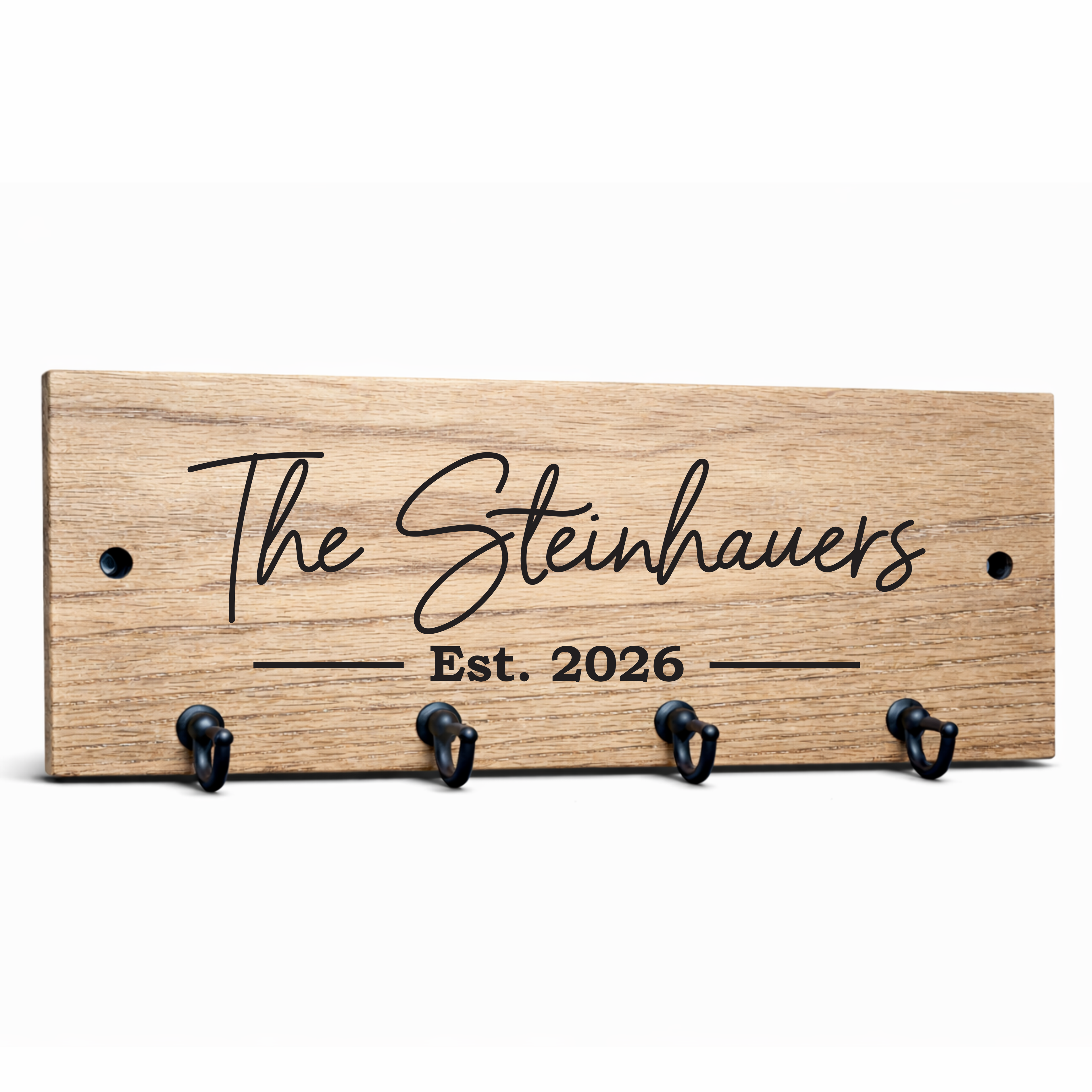Family Name - Wood Key Hanger