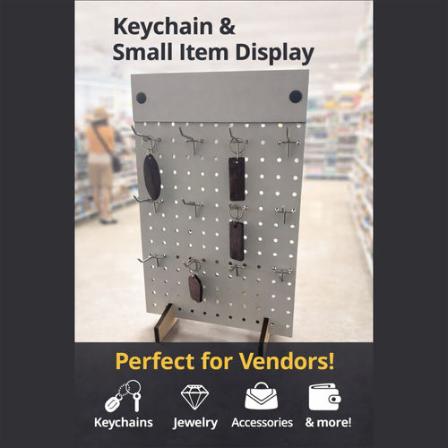 Keychain Display - Organize & Showcase with Lunatic Graphix Online Store