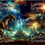 Thumbnail: Fantasy art: Two dragons fighting over glowing castle, Lunatic Graphix watermarks.