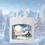 Thumbnail: Christmas Cabin Canvas Tote Bag