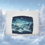 Thumbnail: White pouch, 'The magic of Christmas never ends,' against snowy winter background.