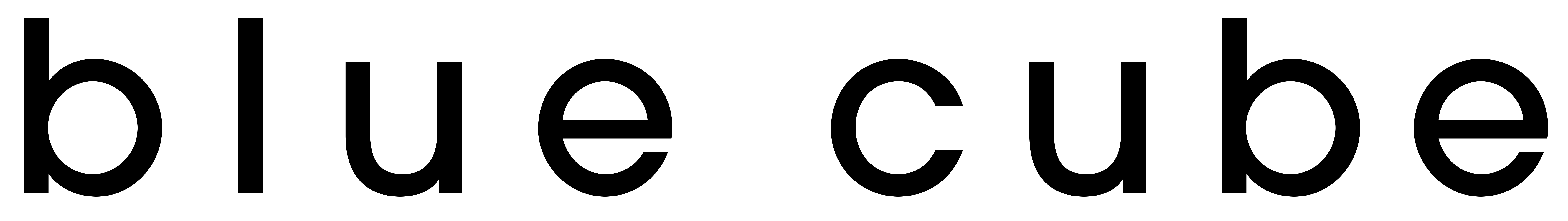black blue cube logo on transparent background
