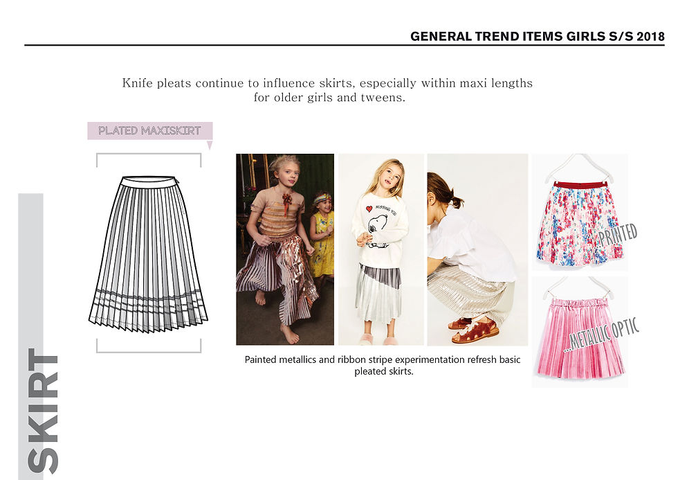 KEY ITEMS GIRLS AND BOYS SS18-14