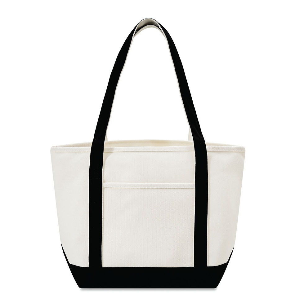 Thumbnail: Yacht Club Boat Tote 24 oz Cotton Canvas 20.5-inch