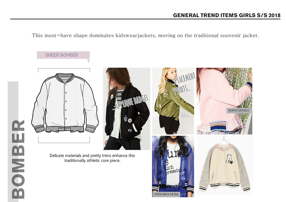 KEY ITEMS GIRLS AND BOYS SS18-01