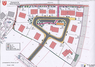 Plan du lotissement "Poirier au ciel"