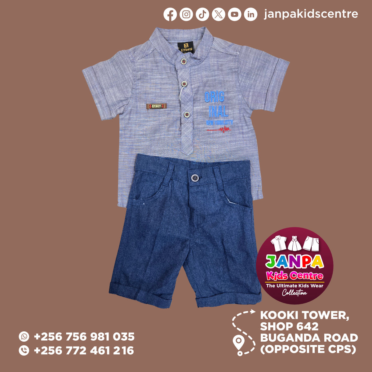 Boys 2 Piece ( Shirt + Shorts )