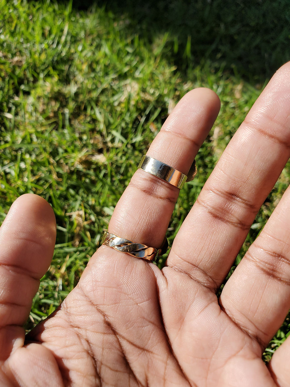 Thumbnail: Brass Africa Ring