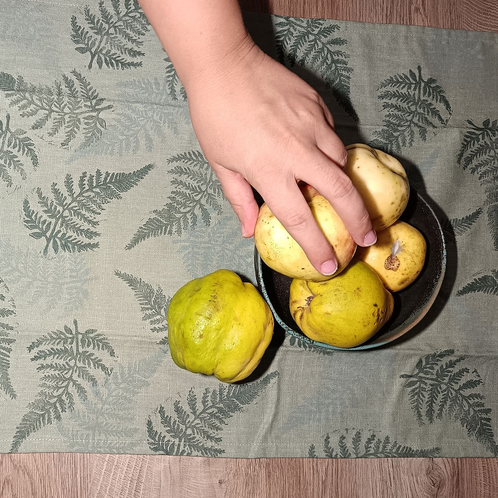 Minijatura: Laneni nadstolnjak - Paprat Menta