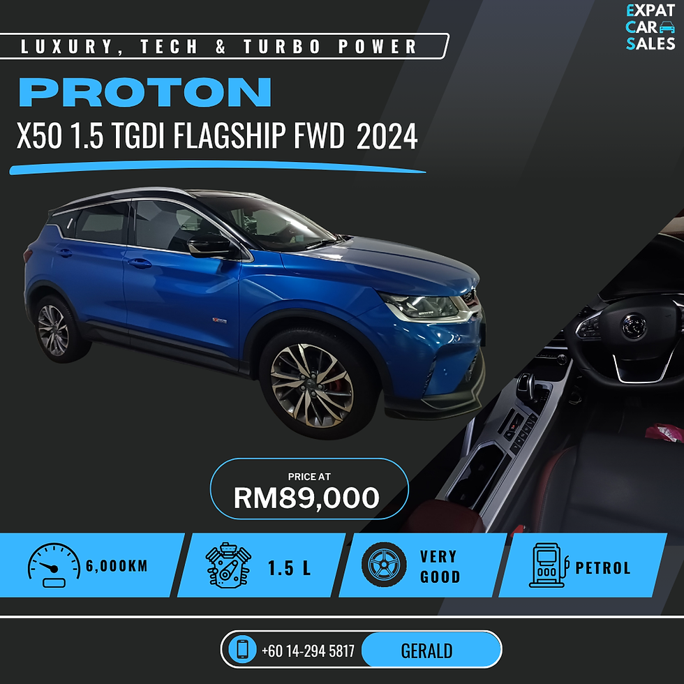 2024 Proton X50 1.5 TGDi Flagship FWD