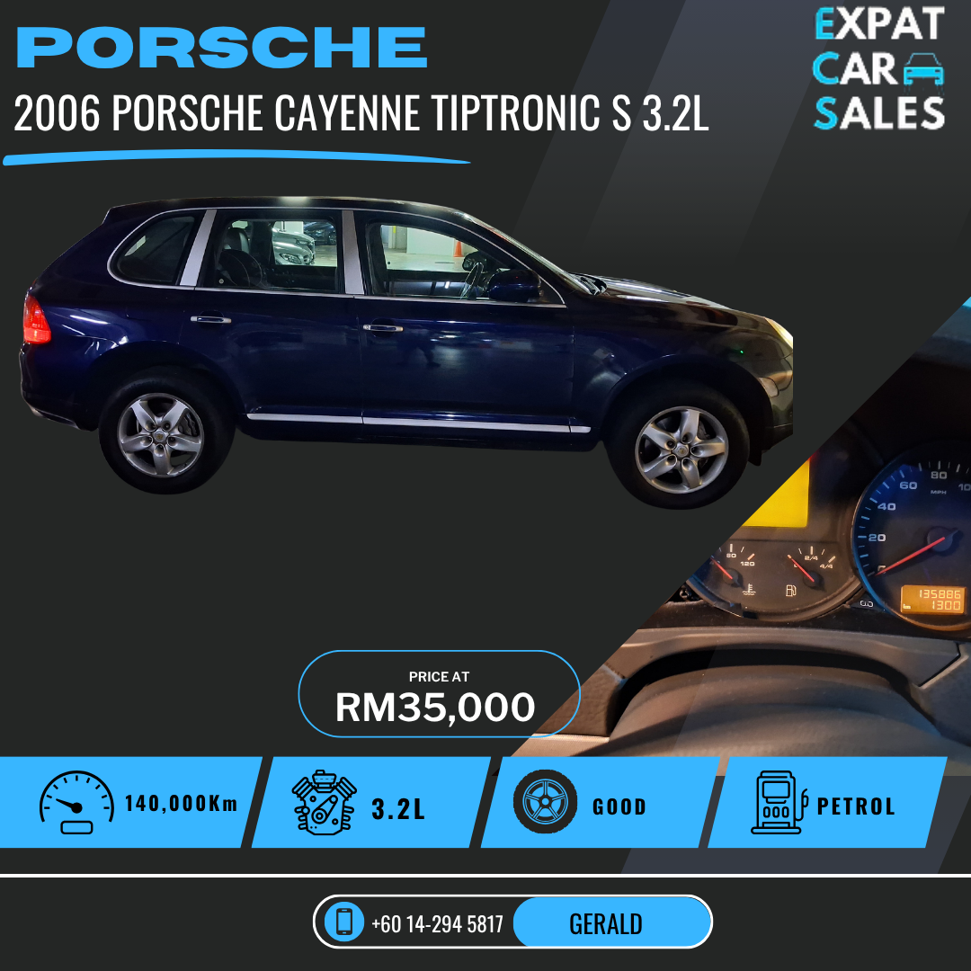 2006 Porsche Cayenne Tiptronic S 3.2L