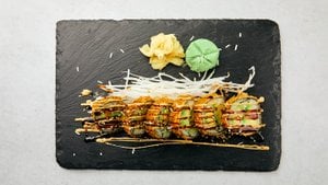 Arranged Food and Objects