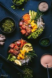 Arranged Food and Objects