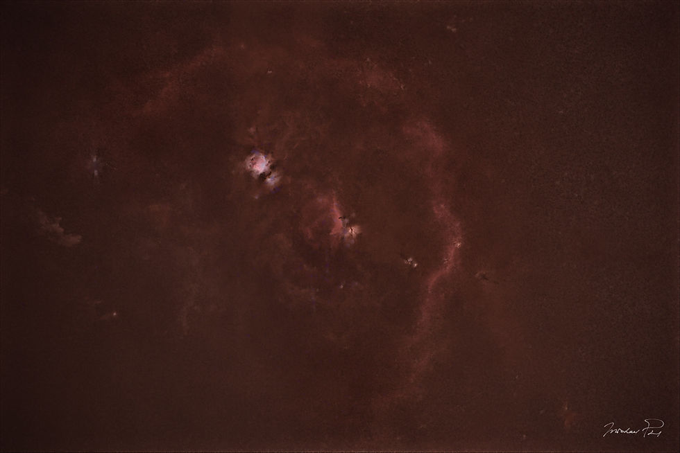 Orion Nebula, Witch Head Nebula & barnard's loop (Starless)