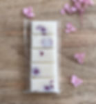 Pink Peony & Cotton - Luxury Botanicals 50g Soy Wax Melt Snap Bar