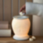 White Ceramic Tree of Life Electric Oil Burner