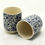 Thumbnail: 6 Herbal Tea Cups - Blue Pattern