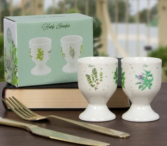 Herb Garden Egg Cups