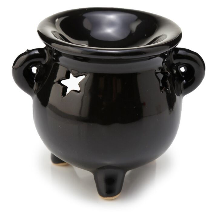 Small Black Cauldron Oil Burner