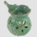 Eden Floral Bird Bath Ceramic Oil Burner