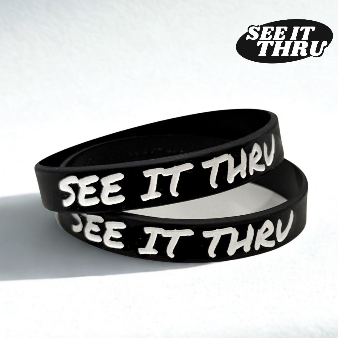 See It Thru™ Silicone Wristband