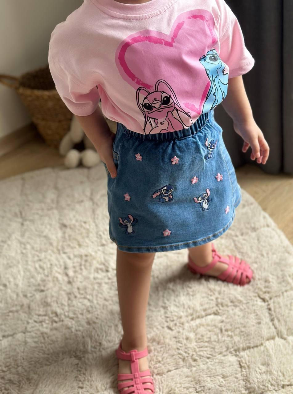 Mädchen-Set „Stitch & Angel“ – 2 bis 8 Jahre