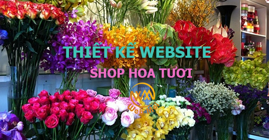 Thiết kế website Bán Hoa Tươi, Shop Hoa, Điện Hoa