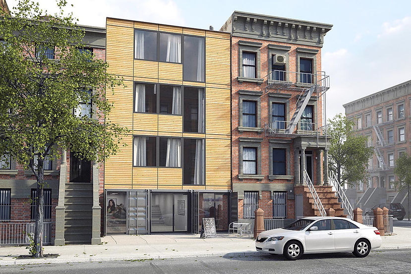 Townhouse rendering Brooklyn NYC