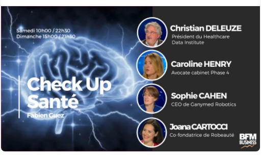 Ganymed Robotics on BFM Business (Check Up Santé)